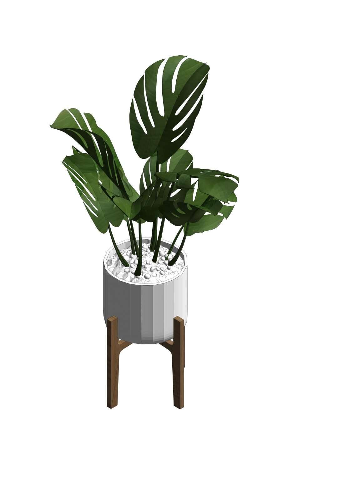 Revit Potted Plants 40 Model And Object
