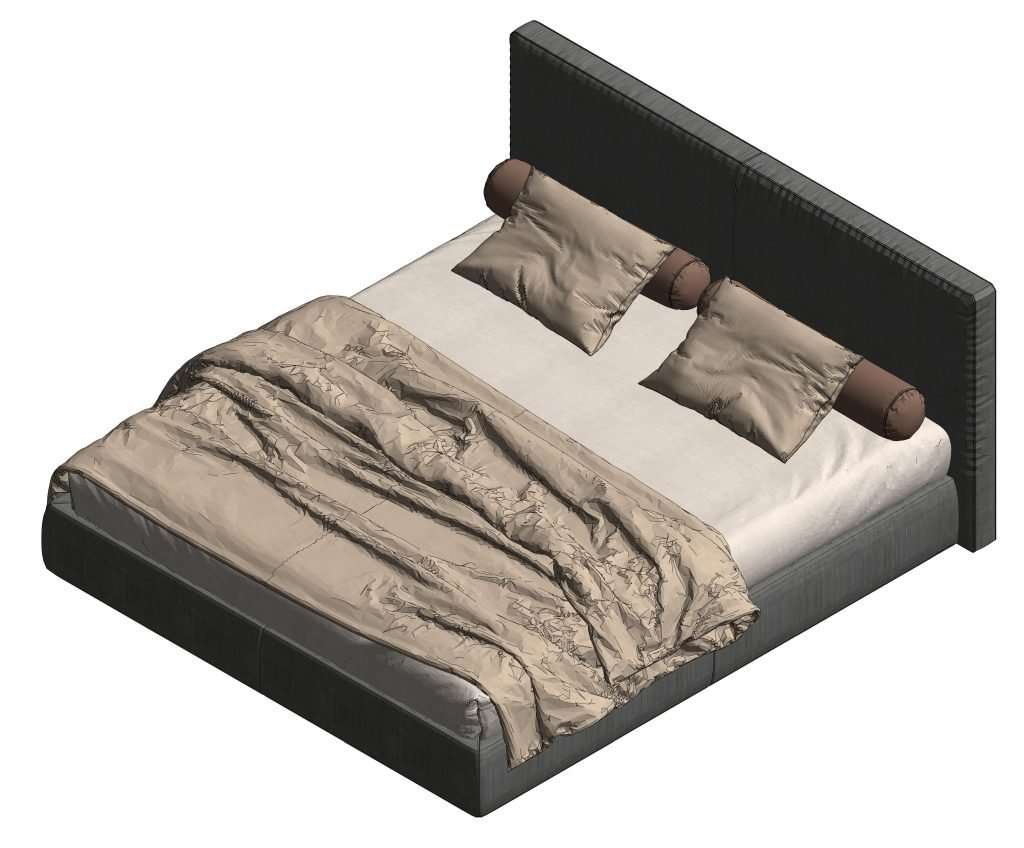 Revit Bed 12 Model And Object