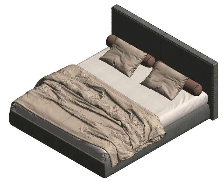 Revit Bed 12 Model And Object