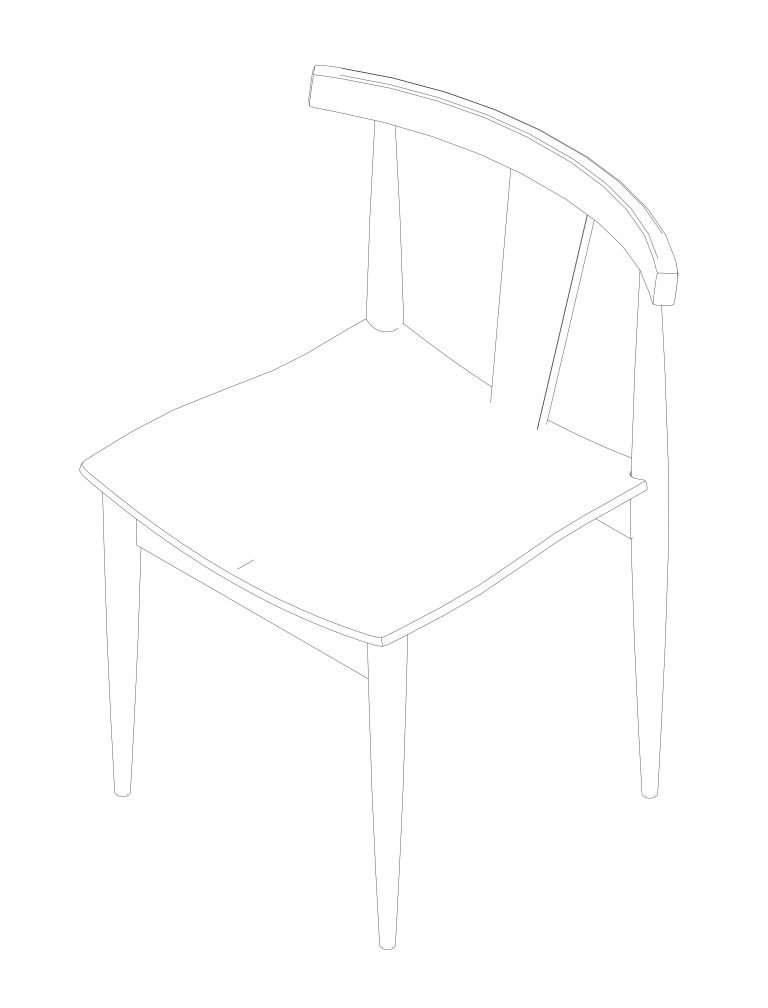 Revit Chair 7 Model And Object