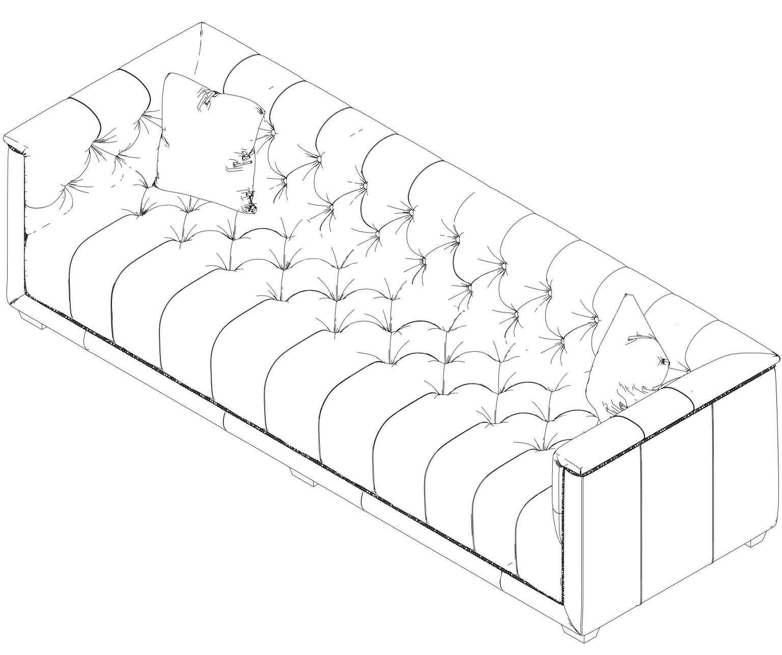Revit Double Sofa 23 Model And Object