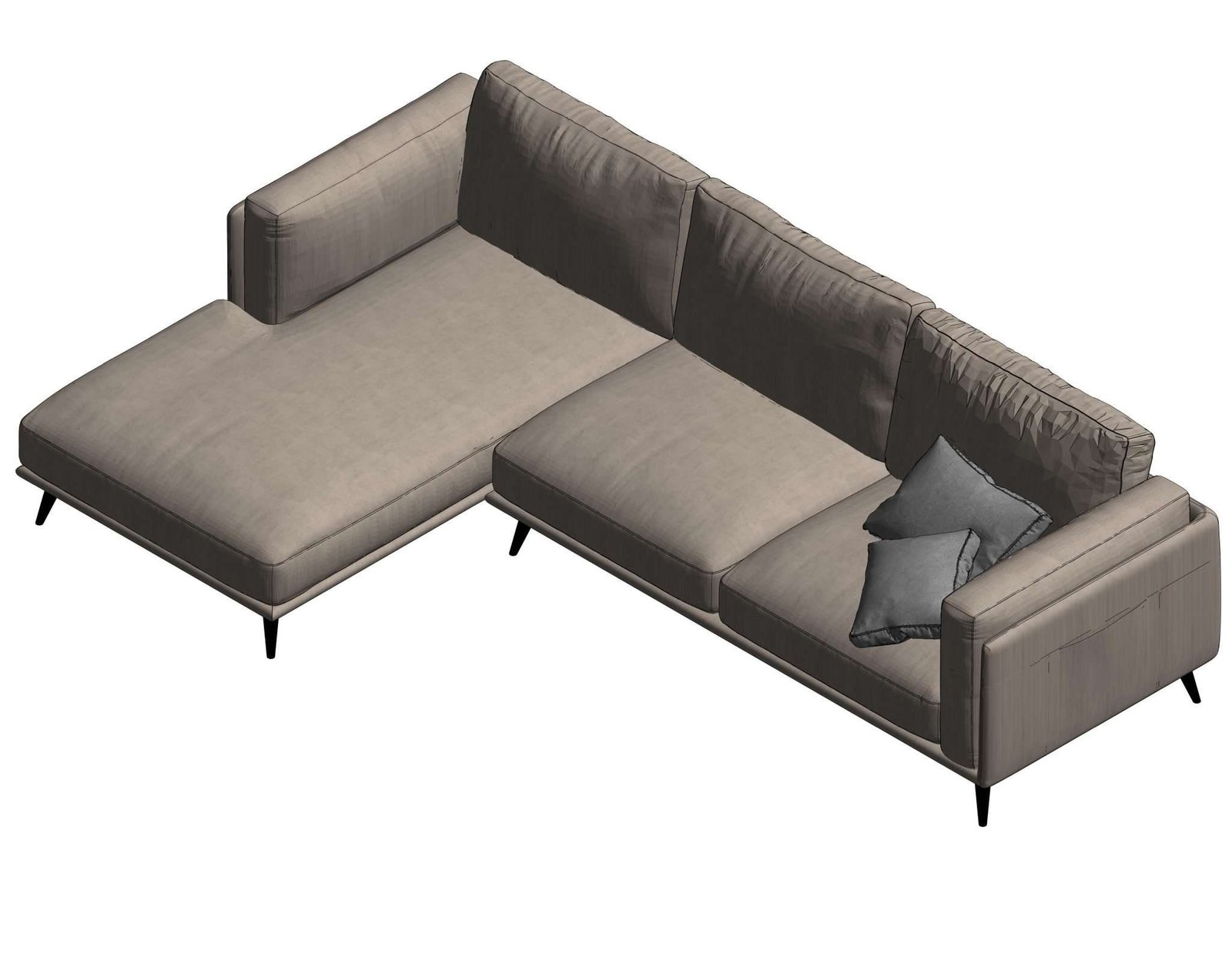Revit Multi Sofa 10 Model And Object