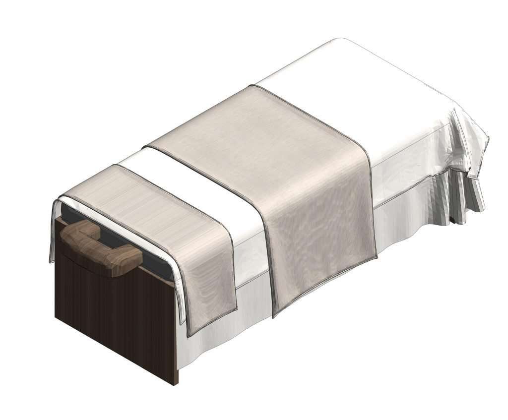 Revit Massage Bed 2 Model And Object