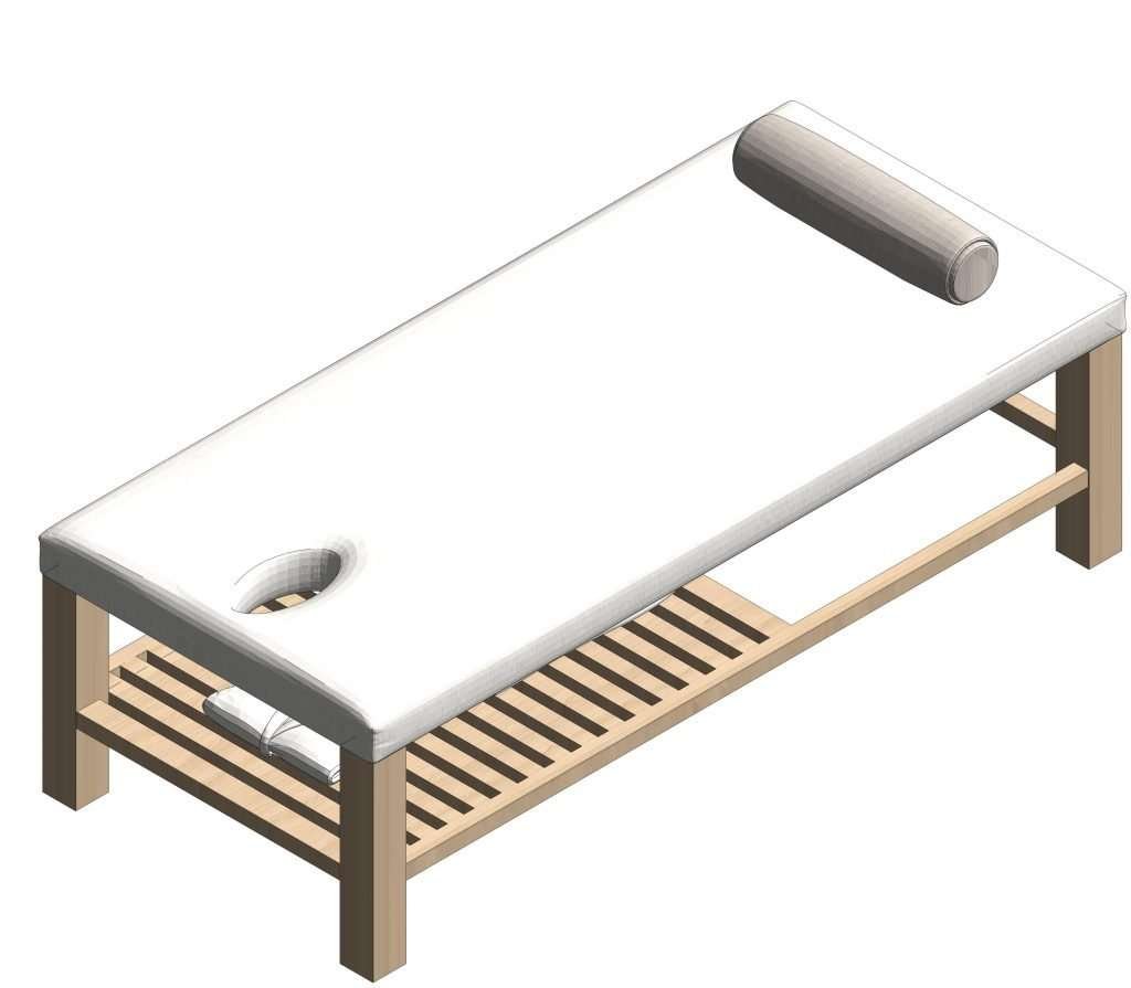 Revit Massage Bed 1 Model And Object