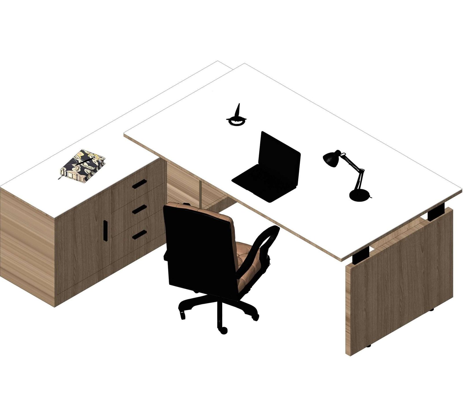 Revit Office Desk 1 Model And Object