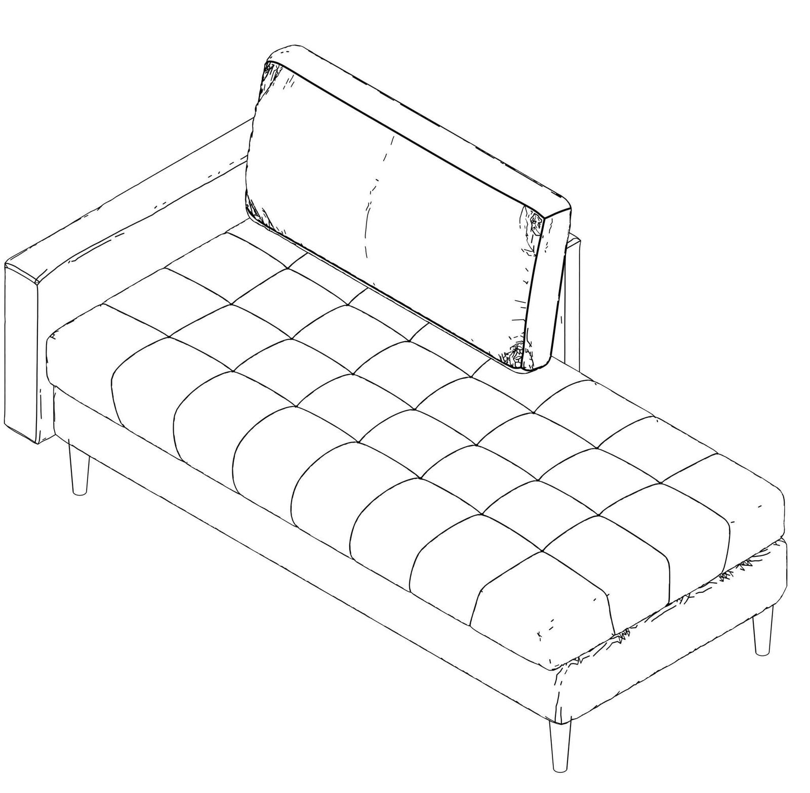 Revit Side Sofa 10 – Model And Object