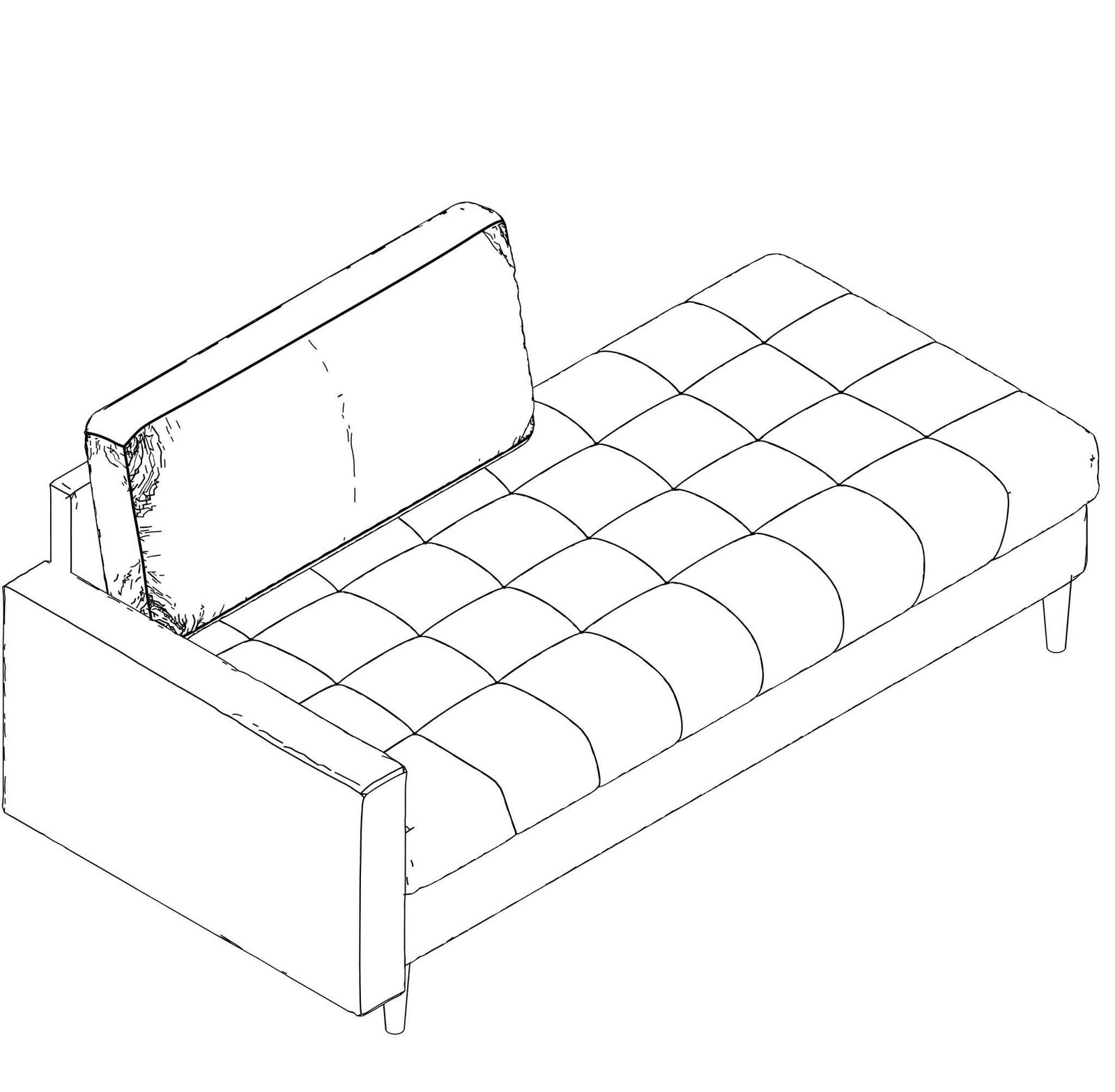 Revit Side Sofa 10 - Model And Object