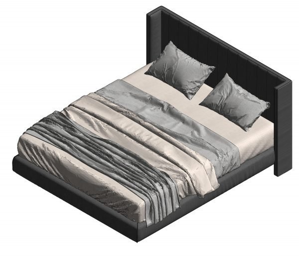 Revit Bed 17 Model And Object