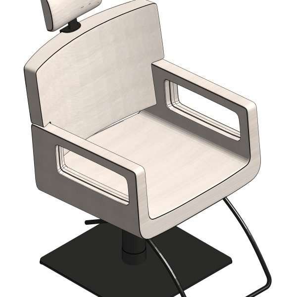 revit salon chair Model And Object